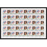 590c Nukufetau tuvalu MNH ** 1985 N° 44 / 47 Elizabeth Queen Mother Overprint specimen Proof feuilles sheets