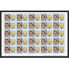 591c Nukufetau tuvalu MNH ** 1985 SC 51-55 MI 55-62 queen mother Overprint specimen Proof feuille sheet