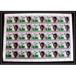 593c Nui tuvalu MNH ** 1985 MI N° 37- 44 Sc N° 41- 44 Cricket Overprint specimen Proof feuilles sheets