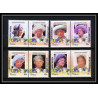 594 Nui tuvalu MNH ** 1985 Mi N° 45-52 Sc 49/52 Elizabeth Queen Mother Overprint specimen Proof