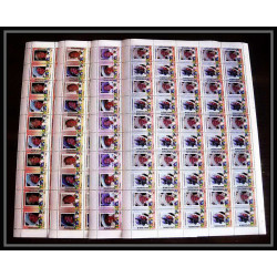 594c Nui tuvalu MNH ** Mi 45-52 Sc 49/52 british royal family queen mother Overprint specimen Proof feuilles sheets