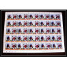 594c Nui tuvalu MNH ** Mi 45-52 Sc 49/52 british royal family queen mother Overprint specimen Proof feuilles sheets