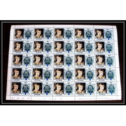 595c Nui tuvalu MNH ** 1986 Mi N° 71 / 74 Sc 56 / 59 Elizabeth Queen Mother Overprint specimen Proof feuilles sheets