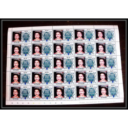 595c Nui tuvalu MNH ** 1986 Mi N° 71 / 74 Sc 56 / 59 Elizabeth Queen Mother Overprint specimen Proof feuilles sheets