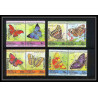 595d Vaitupu tuvalu MNH ** 1985 Michel N° 45/52 Sc N° 39 / 42 papillons (butterflies papillon) Overprint specimen Proof