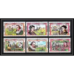 596 Vaitupu tuvalu MNH ** 1984 Sc 17-22 Mi 9-20 Kings & Queens set of 12 Overprint specimen Proof