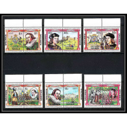 596a Vaitupu tuvalu MNH ** 1984 Sc 17-22 Mi 9-20 Kings & Queens set of 12 Overprint specimen Proof