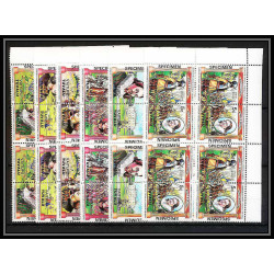 596b Vaitupu tuvalu MNH ** 1984 Sc 17-22 Mi 9-20 Bloc 4 Kings & Queens set of 12 Overprint specimen Proof