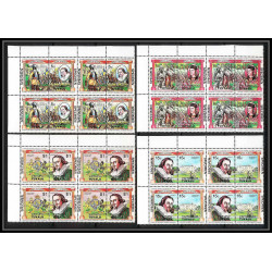 596b Vaitupu tuvalu MNH ** 1984 Sc 17-22 Mi 9-20 Bloc 4 Kings & Queens set of 12 Overprint specimen Proof