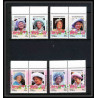 597a Vaitupu tuvalu MNH ** 1985 Mi N° 61-68 Elizabeth Queen Mother Overprint specimen Proof