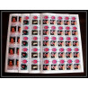 598c Vaitupu tuvalu MNH ** 1986 Sc N° 58-61 mi N° 71/74 Elizabeth Queen Mother Overprint specimen feuilles sheets