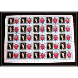 598c Vaitupu tuvalu MNH ** 1986 Sc N° 58-61 mi N° 71/74 Elizabeth Queen Mother Overprint specimen feuilles sheets