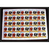 599b Nukulaelae tuvalu ** MNH 1985 mi N° 33 / 40 Chiens (chien dog dogs) Overprint specimen Proof feuilles sheets