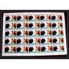 599b Nukulaelae tuvalu ** MNH 1985 mi N° 33 / 40 Chiens (chien dog dogs) Overprint specimen Proof feuilles sheets