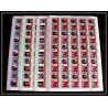600c Nukulaelae tuvalu ** MNH 1985 N° 47-50 Elizabeth Queen Mother Overprint specimen Proof feuilles sheets