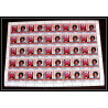 600c Nukulaelae tuvalu ** MNH 1985 N° 47-50 Elizabeth Queen Mother Overprint specimen Proof feuilles sheets