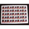 600c Nukulaelae tuvalu ** MNH 1985 N° 47-50 Elizabeth Queen Mother Overprint specimen Proof feuilles sheets