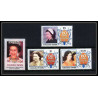 601 Nukulaelae tuvalu ** MNH 1986 Scott N° 54 57 mi N° 75 / 78 Elizabeth Queen Mother Overprint specimen Proof