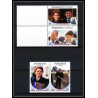 609 Funafuti tuvalu ** MNH Sc N° 57 / 60 Royal Wedding of Prince Andrew and Sarah Ferguson 