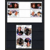 609a Funafuti tuvalu ** MNH Sc N° 57 / 60 Royal Wedding of Prince Andrew and Sarah Ferguson tete beche