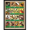 611 - Umm al Qiwain MNH ** Mi N° 1338 / 1353 A Bloc insectes (insects) + papillons (butterflies papillon) Abeille bee