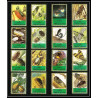 611b - Umm al Qiwain MNH ** Mi N° 1338 / 1353 A + Bloc insectes (insects) + papillons (butterflies papillon) Abeille bee
