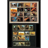 615b - Ajman - MNH ** Mi N° 2685 / 2700 A + Bloc animals animaux mammal singes (singe monkeys guepard éléphants singes