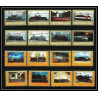 616b - Umm al Qiwain MNH ** Mi N° 1210 / 1225 A + Bloc Locomotives trains tain 