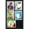 651 Sharjah - MNH ** Mi N° 1030 / 1034 B Chats (chat cat cats) non dentelé (Imperf)