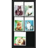 651a Sharjah - MNH ** Mi N° 1030/1034 B Chats (chat cat cats) non dentelé (Imperf)