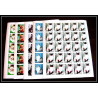 651b Sharjah - MNH ** Mi N° 1030/1034 B Chats (chat cat cats) non dentelé (Imperf) feuilles sheets