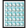 651b Sharjah - MNH ** Mi N° 1030/1034 B Chats (chat cat cats) non dentelé (Imperf) feuilles sheets