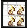 653b Sharjah - MNH ** Mi N° 1036 / 1040 A oiseaux (bird birds oiseau) grouse pigeon least bittern tree sparrow bloc 4