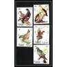 654 Sharjah - MNH ** Mi N° 1036 / 1040 B oiseaux (bird birds oiseau) grouse pigeon non dentelé (Imperf)