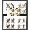 654b Sharjah - MNH ** Mi N° 1036 / 1040 B oiseaux (bird birds oiseau) grouse pigeon non dentelé (Imperf) BLOC 4