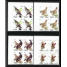 654b Sharjah - MNH ** Mi N° 1036 / 1040 B oiseaux (bird birds oiseau) grouse pigeon non dentelé (Imperf) BLOC 4