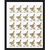 654c Sharjah - MNH ** Mi N° 1036 / 1040 B oiseaux (bird birds oiseau) grouse pigeon non dentelé imperf feuilles sheets