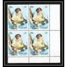 655b Sharjah - MNH ** Mi N° 1012 / 1016 A singes (singe monkey monkeys ape apes) colombus mandrill chimpanzee Bloc 4
