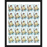 655c Sharjah - MNH ** Mi N° 1012 / 1016 A singes singe monkey monkeys apes mandrill chimpanzee feuilles sheets 