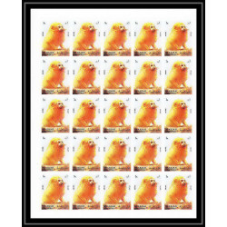 656c Sharjah - MNH ** Mi N° 1012 / 1016 B singes singe monkeys apes chimpanzee feuilles sheets Non dentelé imperf