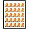 656c Sharjah - MNH ** Mi N° 1012 / 1016 B singes singe monkeys apes chimpanzee feuilles sheets Non dentelé imperf