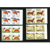 658b Sharjah MNH ** Mi N° 1024/1028 B Chiens chien dog dogs pointer st bernard dachshund BLOC 4 Non dentelé imperf