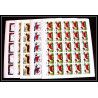 658c Sharjah MNH ** Mi N° 1024/1028 B Chiens chien dog dogs pointer st bernard Non dentelé imperf feuilles sheets