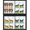 659b Sharjah - MNH ** Mi N° 1006 / 1010 A cheval (chevaux horse horses) BLOC 4