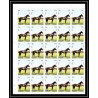 659c Sharjah - MNH ** Mi N° 1006 / 1010 A cheval (chevaux horse horses) feuilles sheets