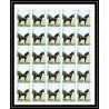 659c Sharjah - MNH ** Mi N° 1006 / 1010 A cheval (chevaux horse horses) feuilles sheets