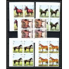660b Sharjah - MNH ** Mi N° 1006/1010 B non dentelé (Imperf) cheval (chevaux horse horses) Bloc 4