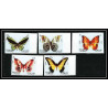 661a Sharjah - MNH ** Mi N° 1018/1022 B papillons (butterflies papillon) non dentelé (Imperf) 