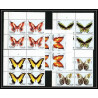 662b Sharjah - MNH ** Mi N° 1018 / 1022 A papillons (butterflies papillon) Bloc 4