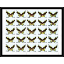 662c Sharjah - MNH ** Mi N° 1018 / 1022 A papillons (butterflies papillon) feuilles sheets